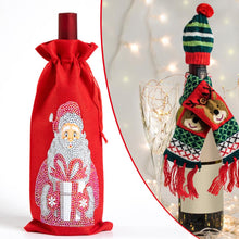 Load image into Gallery viewer, DIY Special Drill Diamond Painting Christmas Wine Bottle Covers (TB007)
