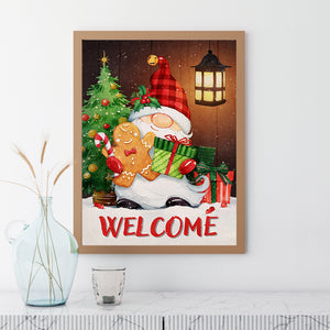 Christmas Goblin 30*40CM (canvas) Full Round Drill Diamond Painting