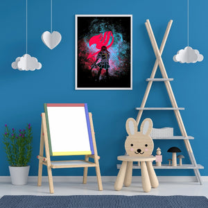 Fairy Tail - Elsa Silhouette 30*40CM (canvas) Full Round Drill Diamond Painting