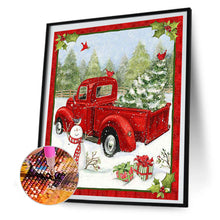 Load image into Gallery viewer, Red Car With Christmas Tree 30*40CM (canvas) Full Square Drill Diamond Painting
