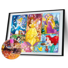 Load image into Gallery viewer, Disney Princess 40*30CM (canvas) Full Round Drill Diamond Painting
