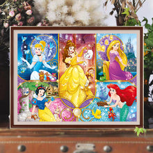 Load image into Gallery viewer, Disney Princess 40*30CM (canvas) Full Round Drill Diamond Painting
