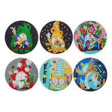 Load image into Gallery viewer, Christmas Coaster 5D DIY 6pcs/set Cup Cushion Acrylic Wooden for Room Decoration
