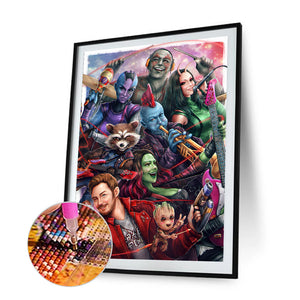 Guardians Of The Galaxy 40*55CM (canvas) Full Round Drill Diamond Painting