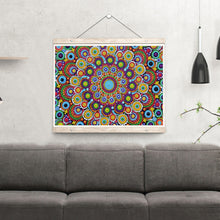 Load image into Gallery viewer, Mandala Pattern 40*30CM (canvas) Full Partial Crystal Drill Diamond Painting

