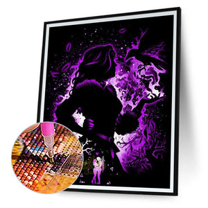 Witch Princess Silhouette 40*50CM (canvas) Full Round Drill Diamond Painting