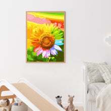 Load image into Gallery viewer, Colorful Sunflower 30*40CM (canvas) Full Round Drill Diamond Painting
