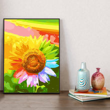 Load image into Gallery viewer, Colorful Sunflower 30*40CM (canvas) Full Round Drill Diamond Painting
