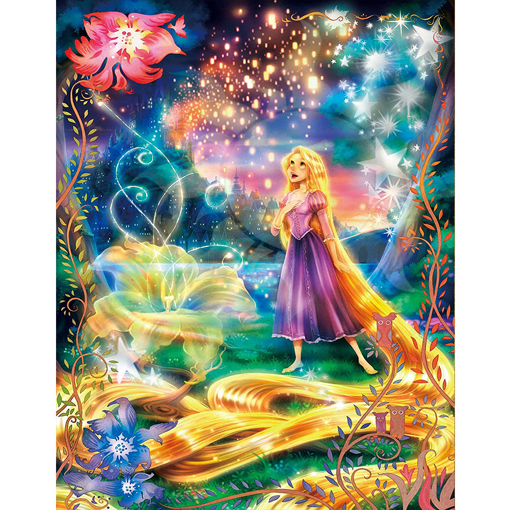 Disney Princess Le Pei 40*50CM (canvas) Full Round Drill Diamond Painting