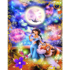 Disney Princess Aladdin 40*50CM (canvas) Full Round Drill Diamond Painting