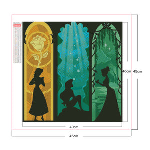 Disney Princess 40*40CM (canvas) Full Square Drill Diamond Painting