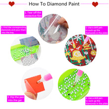 Load image into Gallery viewer, 6pcs DIY Coaster Diamond Painting Cup Cushion with Rack Home Decor (AA1128)
