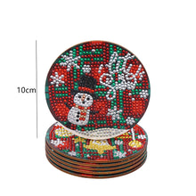 Load image into Gallery viewer, 6pcs DIY Coaster Diamond Painting Cup Cushion with Rack Home Decor (AA1128)
