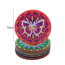 Load image into Gallery viewer, 8pcs DIY Coaster Diamond Painting Cup Cushion with Rack Home Decor (AA1130)
