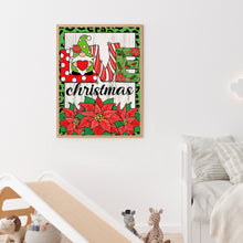 Load image into Gallery viewer, Christmas Poinsettia Goblins 30*40CM (canvas) Full Round Drill Diamond Painting
