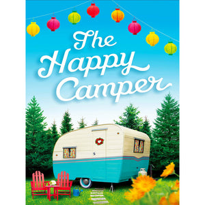 Happy Camping Bus 30*40CM (canvas) Full Round Drill Diamond Painting