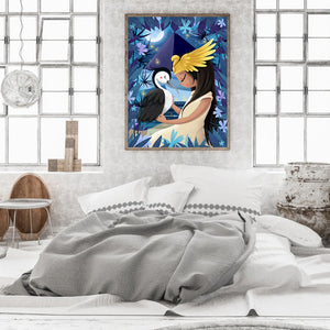 Fairy Princess 30*40CM (canvas) Full Round Drill Diamond Painting