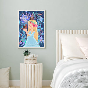 Fairy Princess 30*40CM (canvas) Full Round Drill Diamond Painting