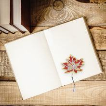 Load image into Gallery viewer, 5D Bookmark Beginner Arts Crafts DIY Maple Leaves for Adults Kids (SQ14-2)

