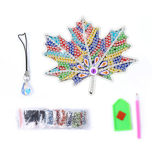 5D Bookmark Beginner Arts Crafts DIY Maple Leaves for Adults Kids (SQ14-6)