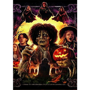 Witches Are Crazy Too 30*50CM (canvas) Full Round Drill Diamond Painting