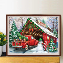 Load image into Gallery viewer, Christmas Village 40*30CM (canvas) Full Round Drill Diamond Painting
