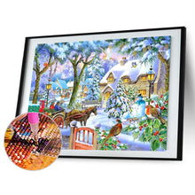 Load image into Gallery viewer, Christmas Village 40*30CM (canvas) Full Round Drill Diamond Painting
