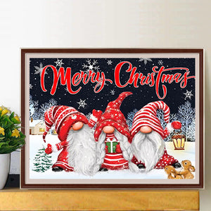 Christmas Goblins 40*30CM (canvas) Full Round Drill Diamond Painting