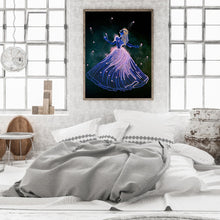 Load image into Gallery viewer, Princess Belle 30*40CM (canvas) Partial Special-Shaped Drill Diamond Painting
