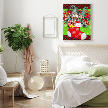 Load image into Gallery viewer, Christmas Stocking Goblins 30*40CM (canvas) Full Round Drill Diamond Painting
