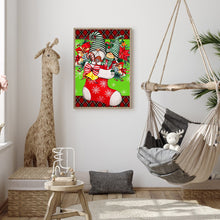 Load image into Gallery viewer, Christmas Stocking Goblins 30*40CM (canvas) Full Round Drill Diamond Painting
