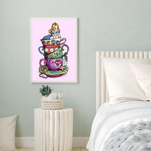 Load image into Gallery viewer, Disney Princess In A Cup 30*40CM (canvas) Full Round Drill Diamond Painting
