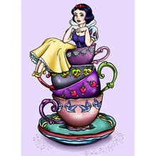 Load image into Gallery viewer, Snow White In A Cup 30*40CM (canvas) Full Round Drill Diamond Painting
