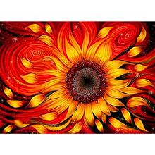 Load image into Gallery viewer, Flowing Sunflowers 40*30CM (canvas) Full Square Drill Diamond Painting
