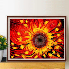 Load image into Gallery viewer, Flowing Sunflowers 40*30CM (canvas) Full Square Drill Diamond Painting
