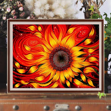 Load image into Gallery viewer, Flowing Sunflowers 40*30CM (canvas) Full Square Drill Diamond Painting
