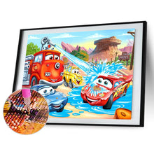 Load image into Gallery viewer, Cars Lightning Mcqueen 40*30CM (canvas) Full Square Drill Diamond Painting
