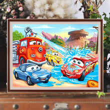 Load image into Gallery viewer, Cars Lightning Mcqueen 40*30CM (canvas) Full Square Drill Diamond Painting
