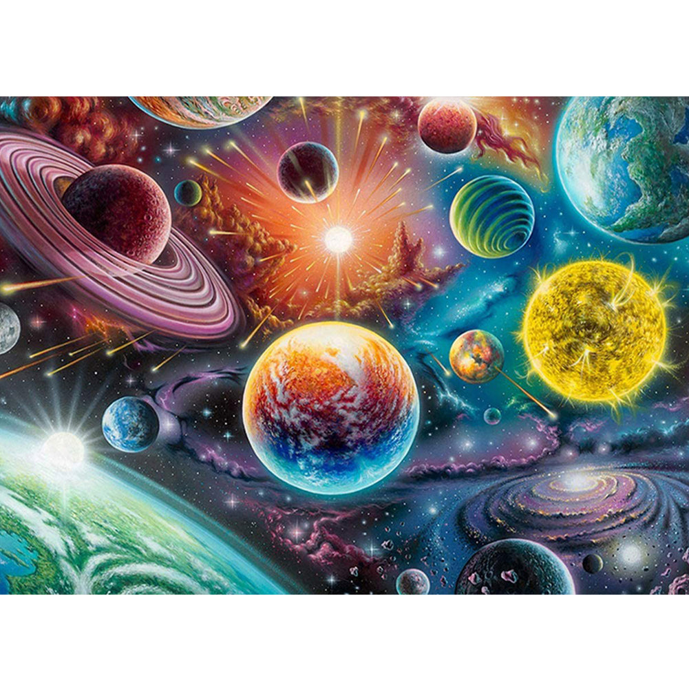 Cosmic Starry Sky 50*40CM (canvas) Full Round Drill Diamond Painting