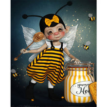 Load image into Gallery viewer, Bee Girl 50*60CM (canvas) Full Square Drill Diamond Painting
