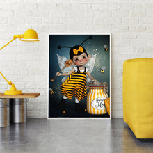 Load image into Gallery viewer, Bee Girl 50*60CM (canvas) Full Square Drill Diamond Painting
