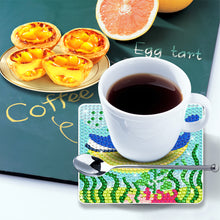 Load image into Gallery viewer, DIY Diamonds Painting Coaster Acrylic 6pcs/set Cartoon Cup Mat for Xmas Gifts
