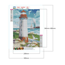 Load image into Gallery viewer, The Lighthouse 30*40CM (canvas) Full Square Drill Diamond Painting
