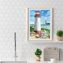 Load image into Gallery viewer, The Lighthouse 30*40CM (canvas) Full Square Drill Diamond Painting
