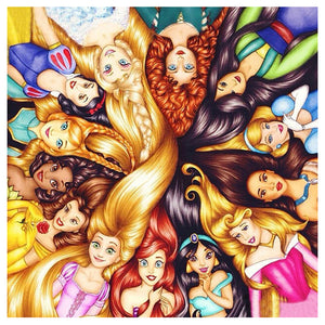 Disney Princess 40*40CM (canvas) Full Square Drill Diamond Painting