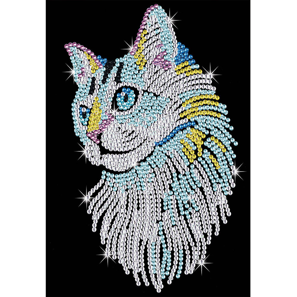 The Cat 30*40CM (canvas) Partial Crystal Drill Diamond Painting