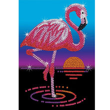 Load image into Gallery viewer, Flamingo 30*40CM (canvas) Partial Crystal Drill Diamond Painting
