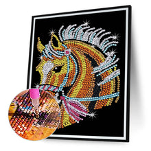 Load image into Gallery viewer, Horse 30*40CM (canvas) Partial Crystal Drill Diamond Painting
