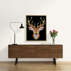 Elk 30*40CM (canvas) Partial Crystal Drill Diamond Painting