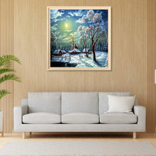 Load image into Gallery viewer, Snow Village 50*50CM (canvas) Full Square Drill Diamond Painting

